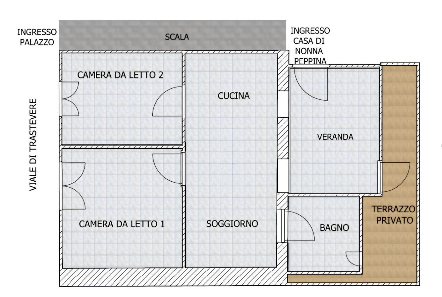 La Casa Di Nonna Peppina A Trastevere Rome Buitenkant foto